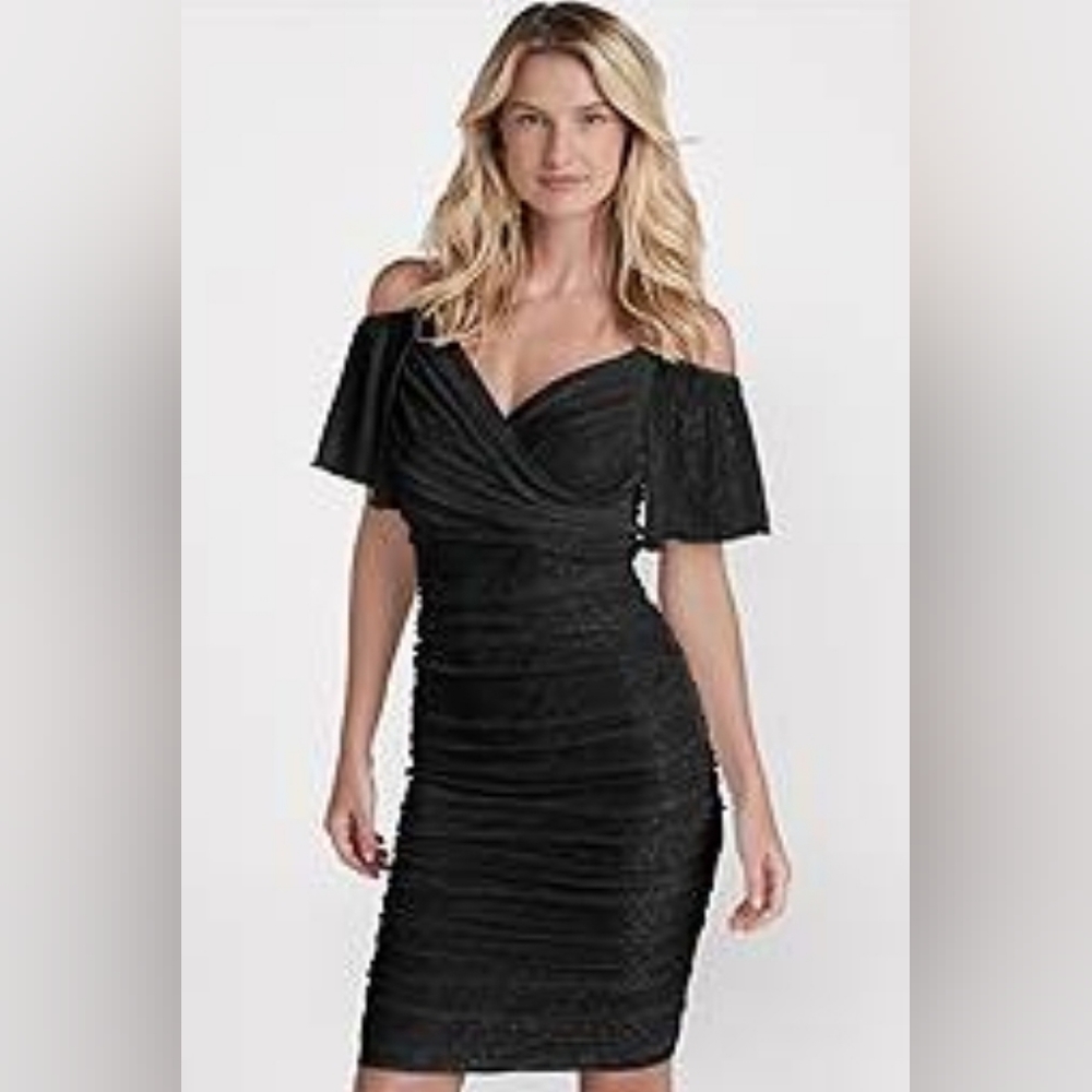 Venus Lace Cold Shoulder Dress